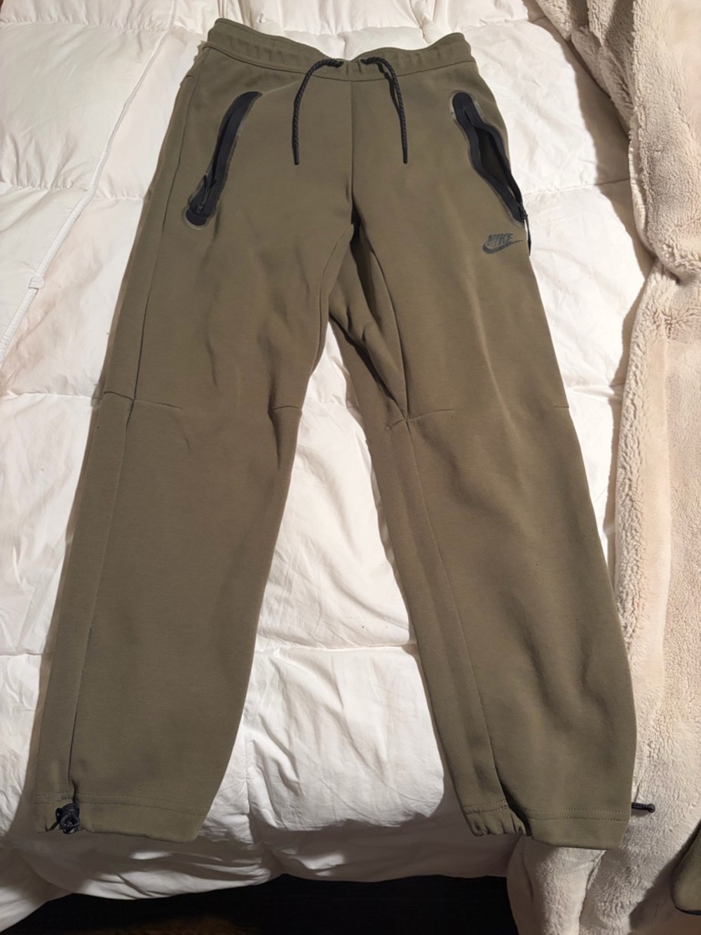 Nike Olive Green Tech Joggers